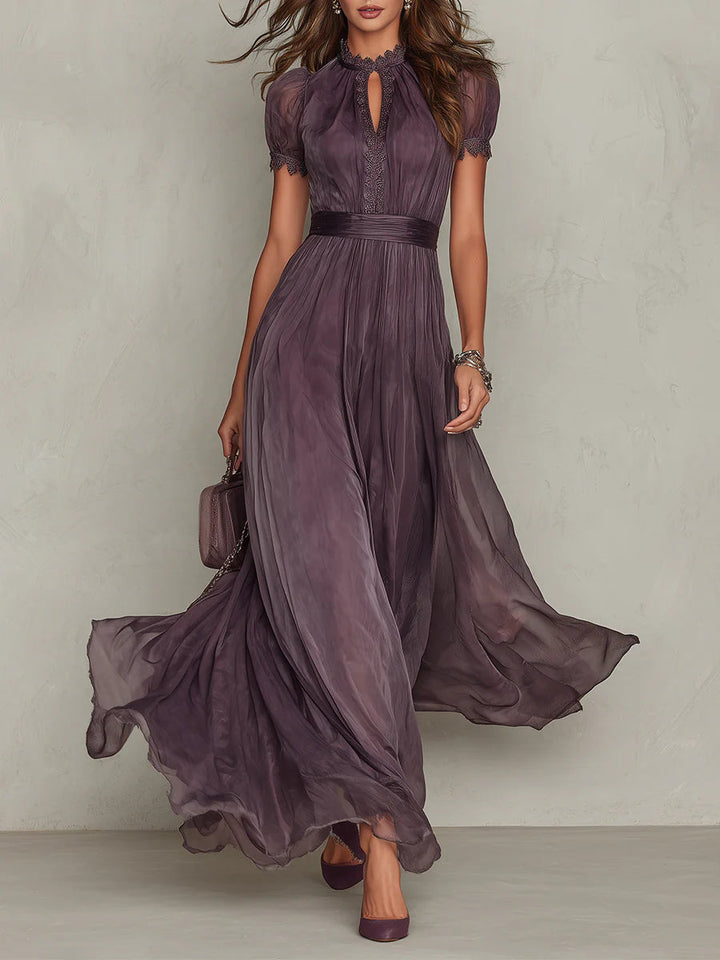 Ashley | Abito Maxi in Chiffon Vintage Elegante