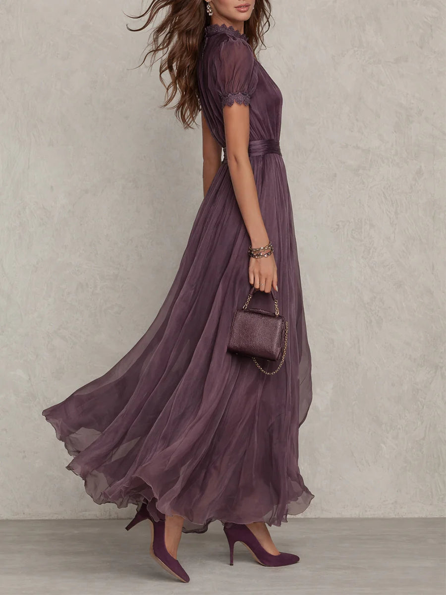 Ashley | Abito Maxi in Chiffon Vintage Elegante