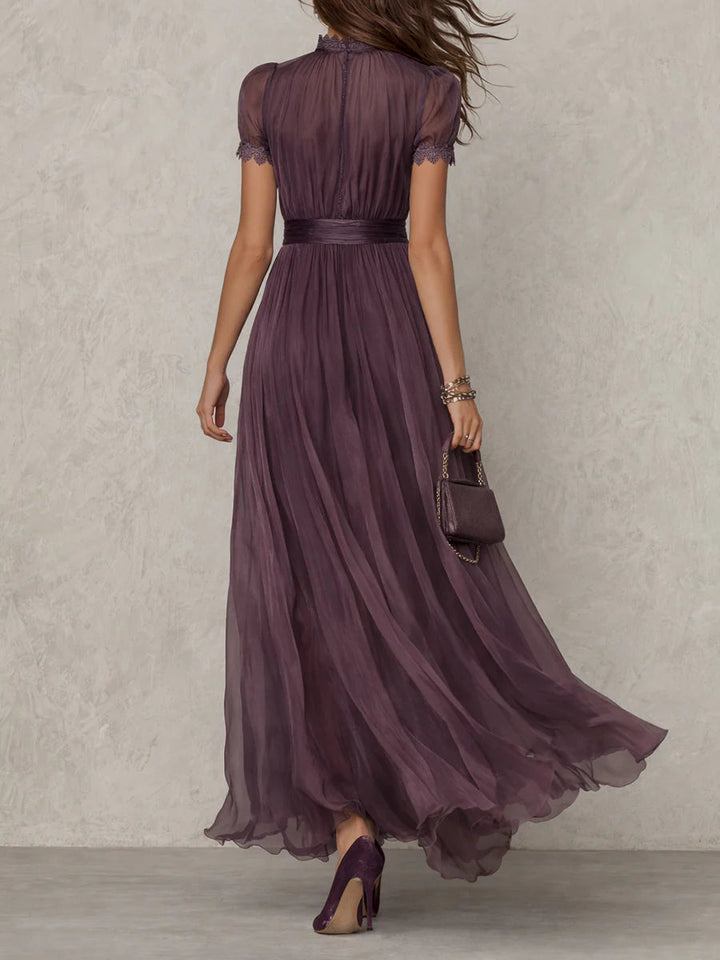 Ashley | Abito Maxi in Chiffon Vintage Elegante