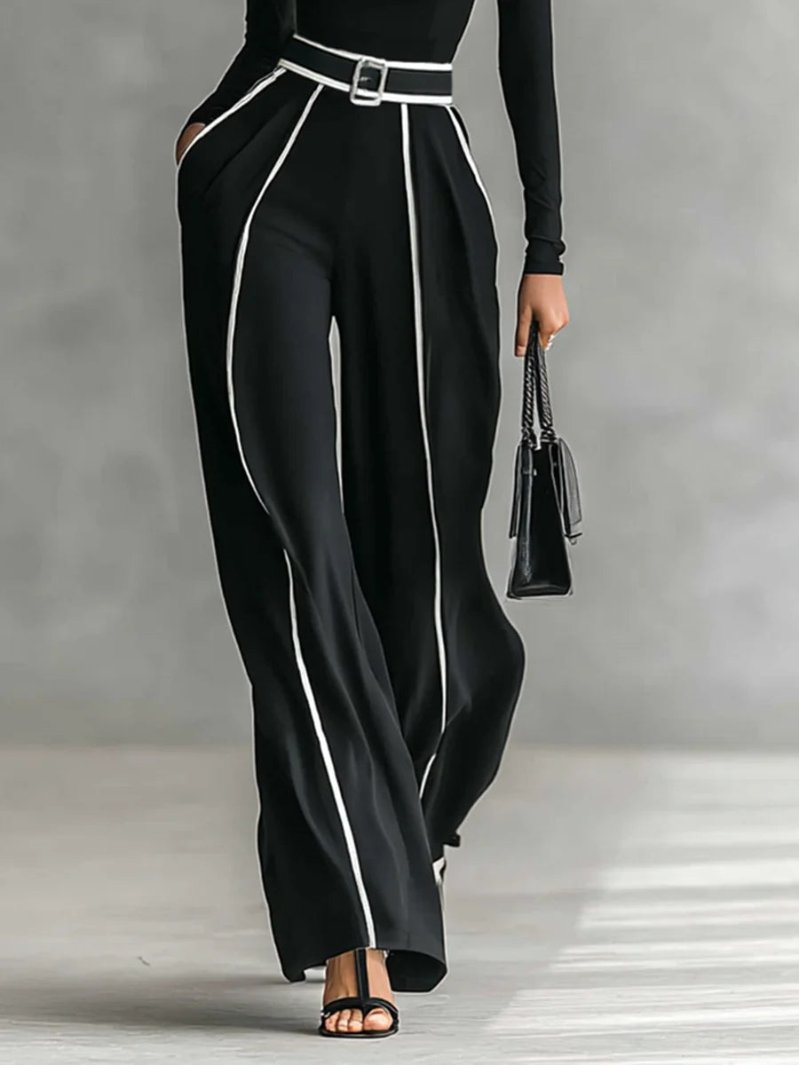 Vera™ | Completo elegante con dettagli a contrasto