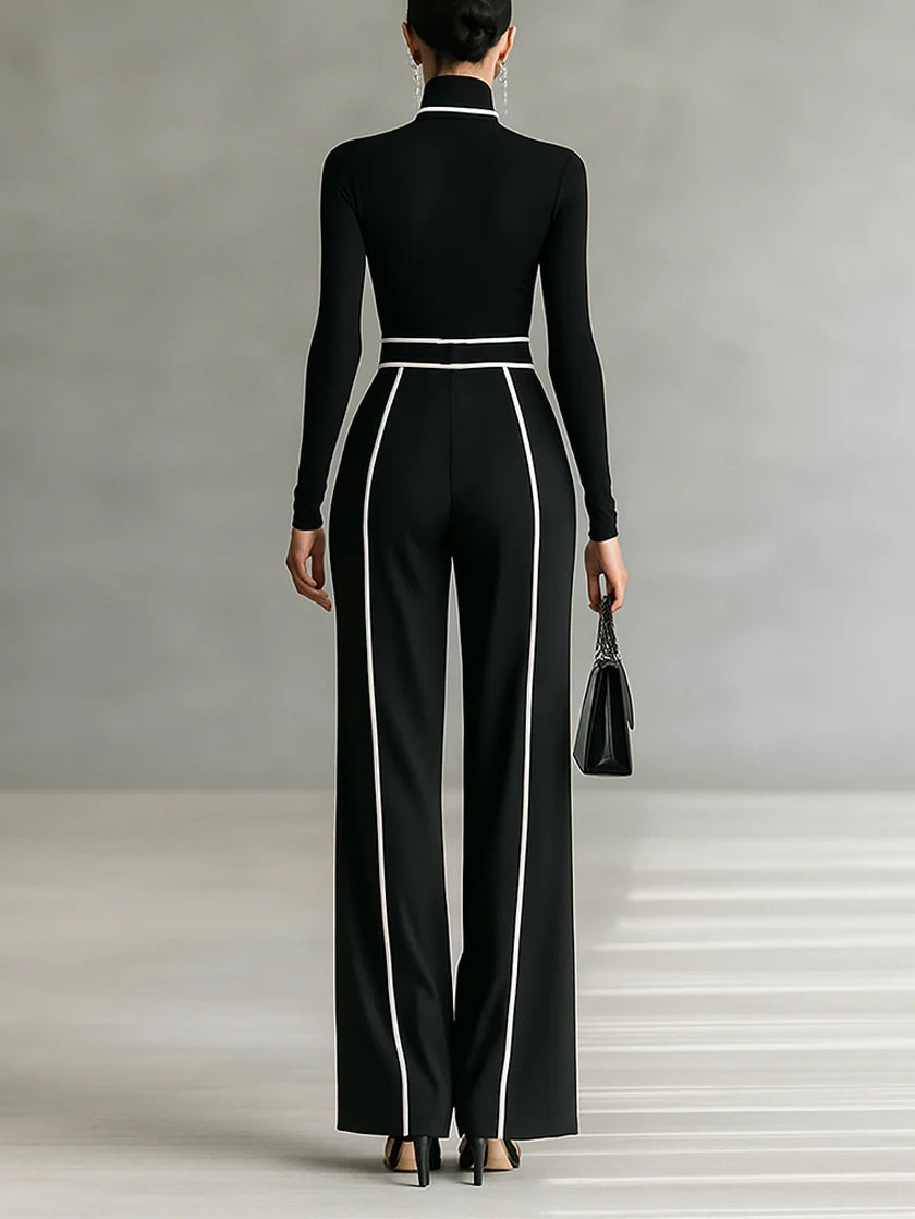 Vera™ | Completo elegante con dettagli a contrasto
