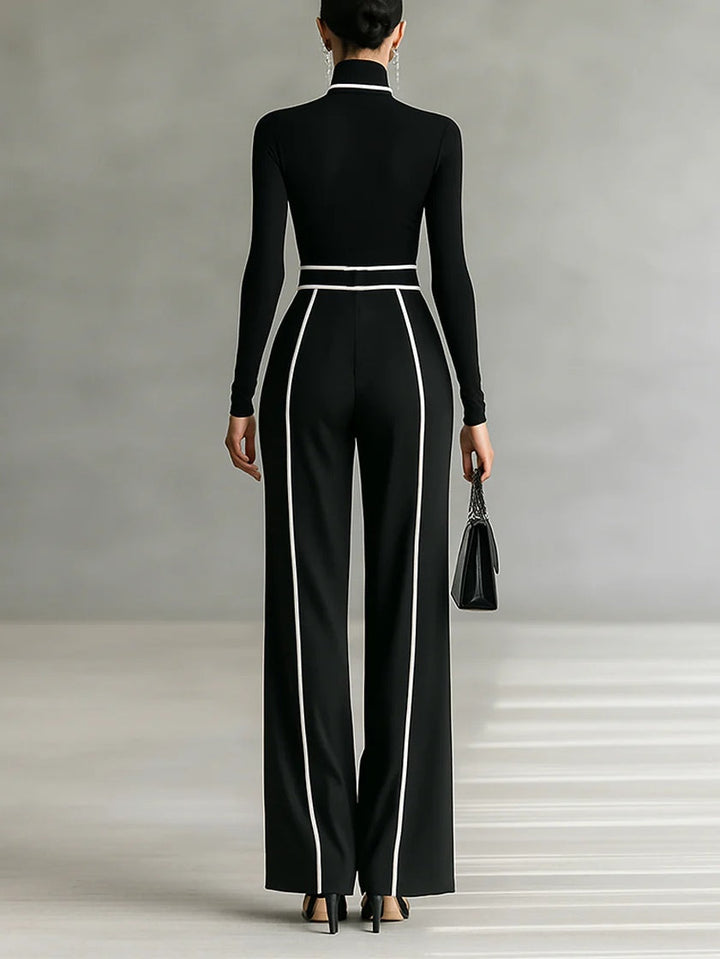 Vera™ | Completo elegante con dettagli a contrasto