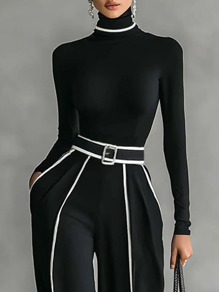 Vera™ | Completo elegante con dettagli a contrasto