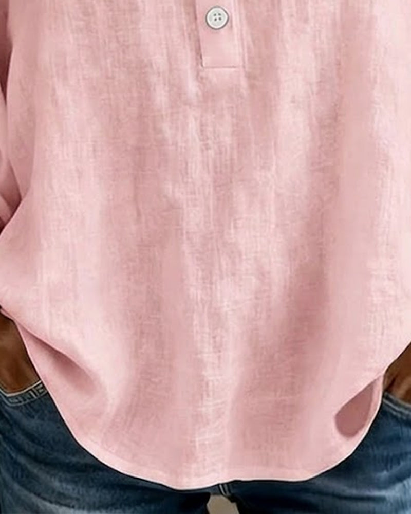 Blusa in Pizzo con Collo Quadrato e Maniche Sbuffate