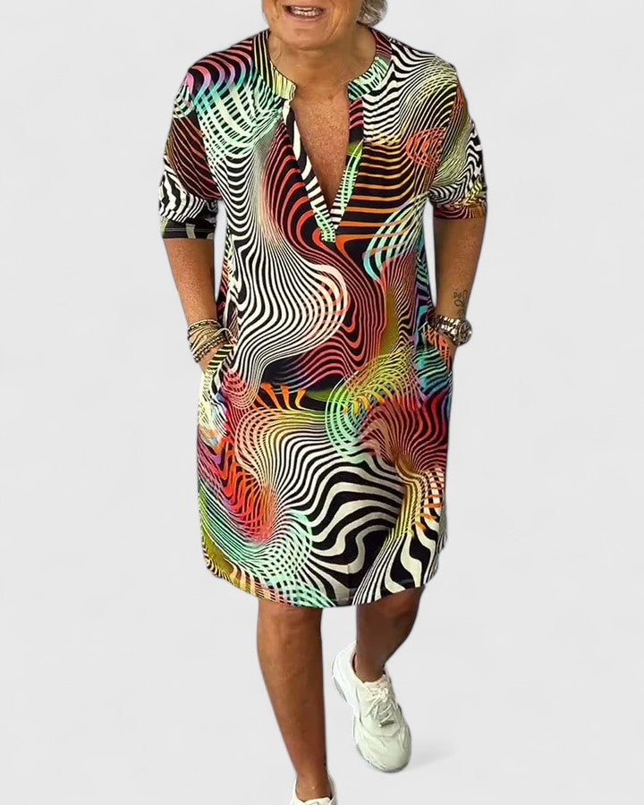 Helinae | Abito V-neck Sofisticato