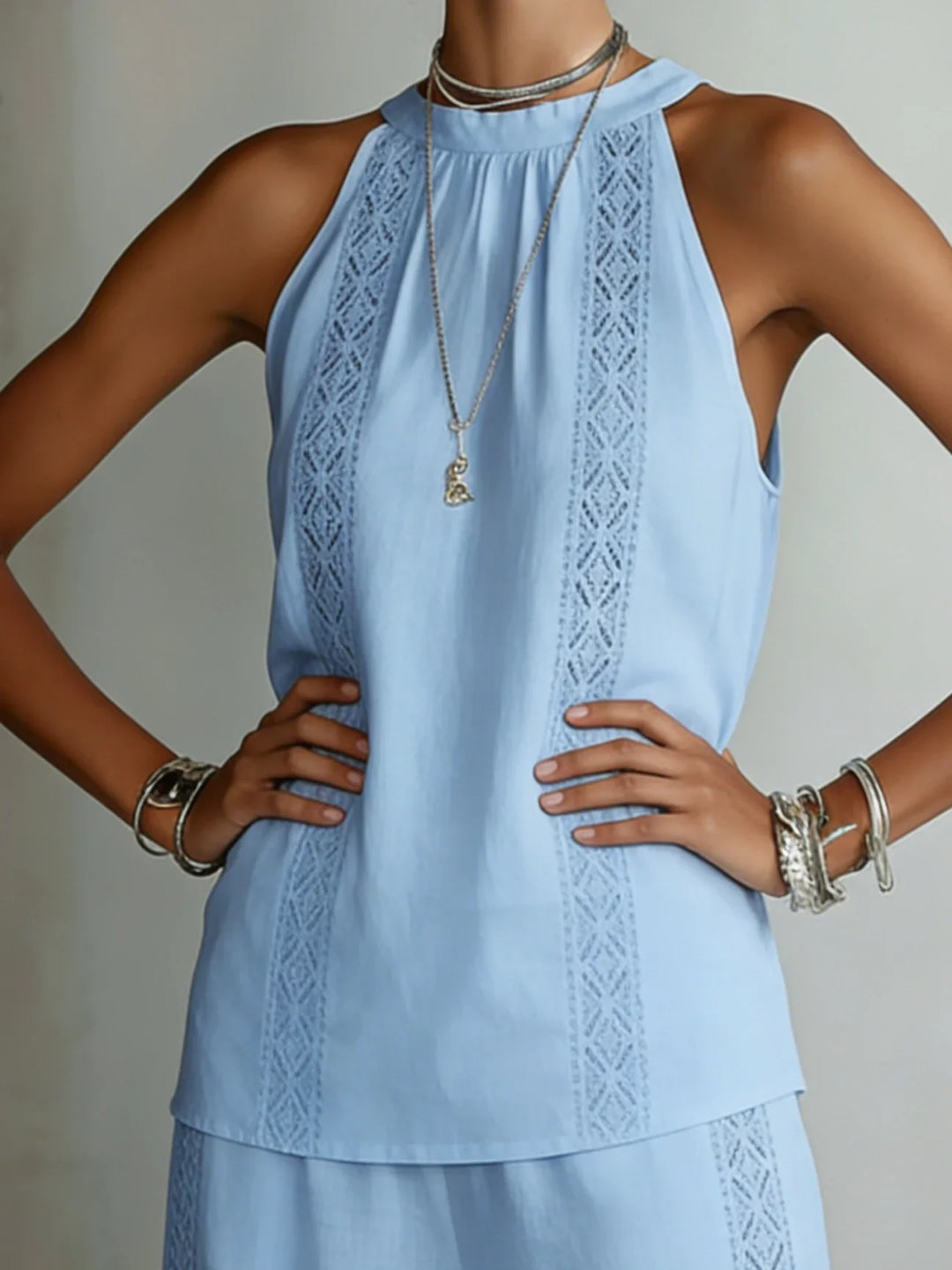 Camilla | Elegante Set Due Pezzi in Lino
