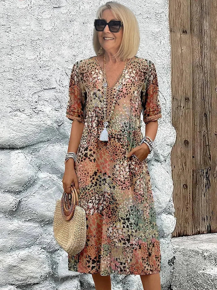Lina | Vestito leggero con scollatura a V