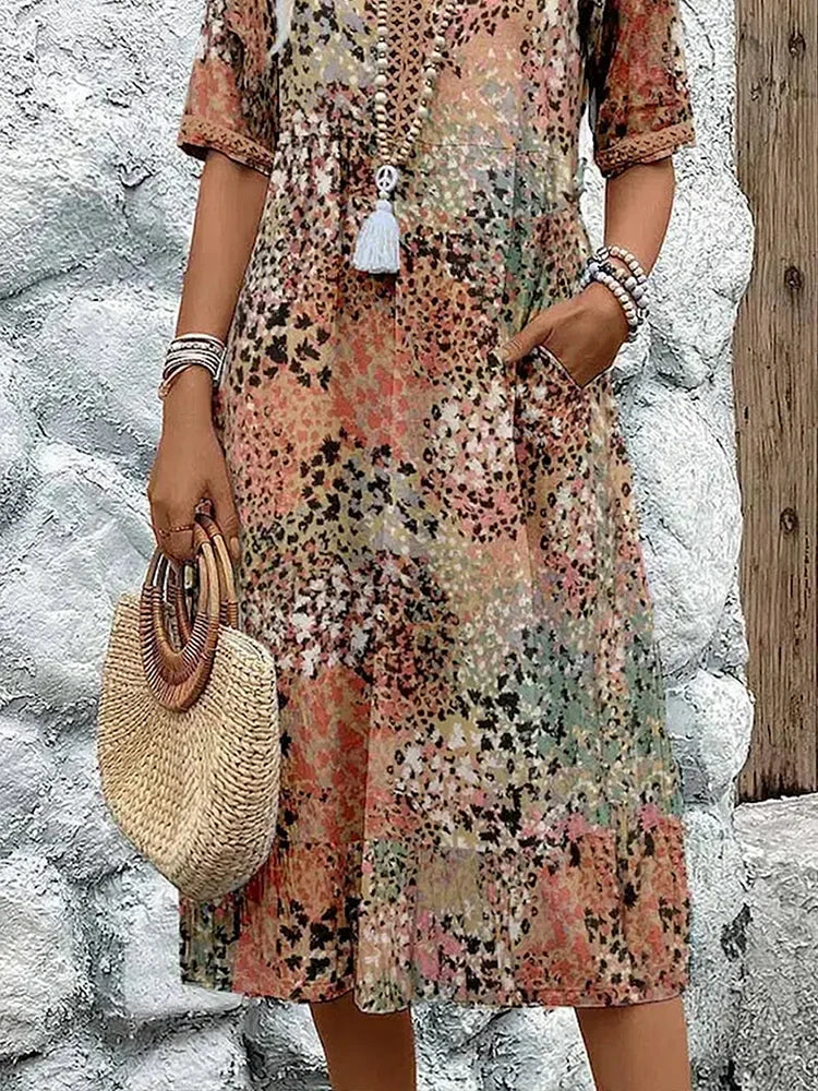 Lina | Vestito leggero con scollatura a V
