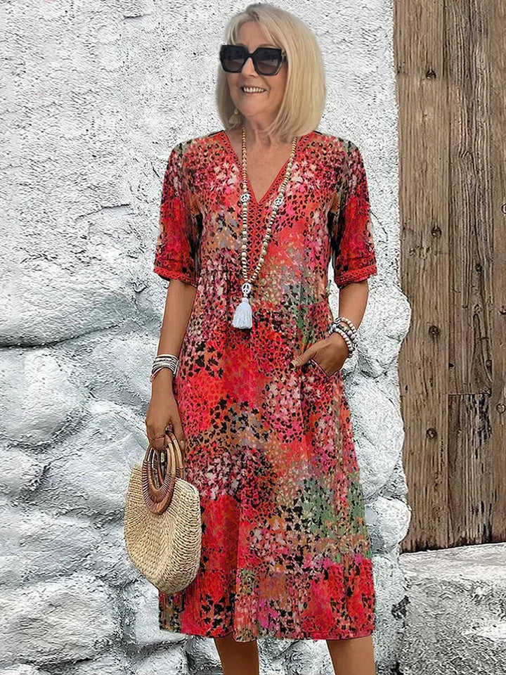 Lina | Vestito leggero con scollatura a V