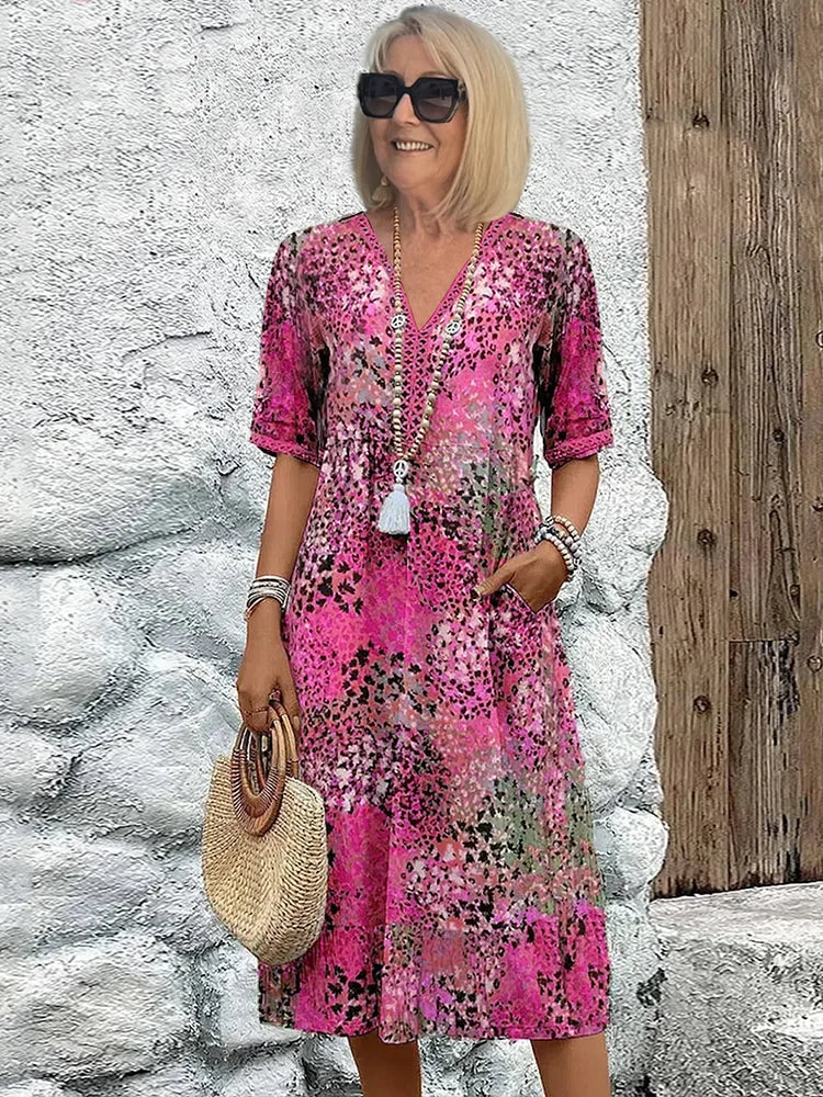 Lina | Vestito leggero con scollatura a V