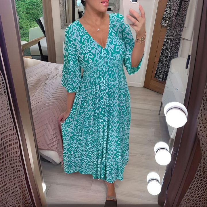 Lillia - Vestito Stampato Boho