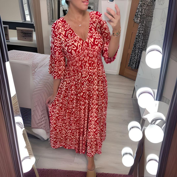 Lillia - Vestito Stampato Boho