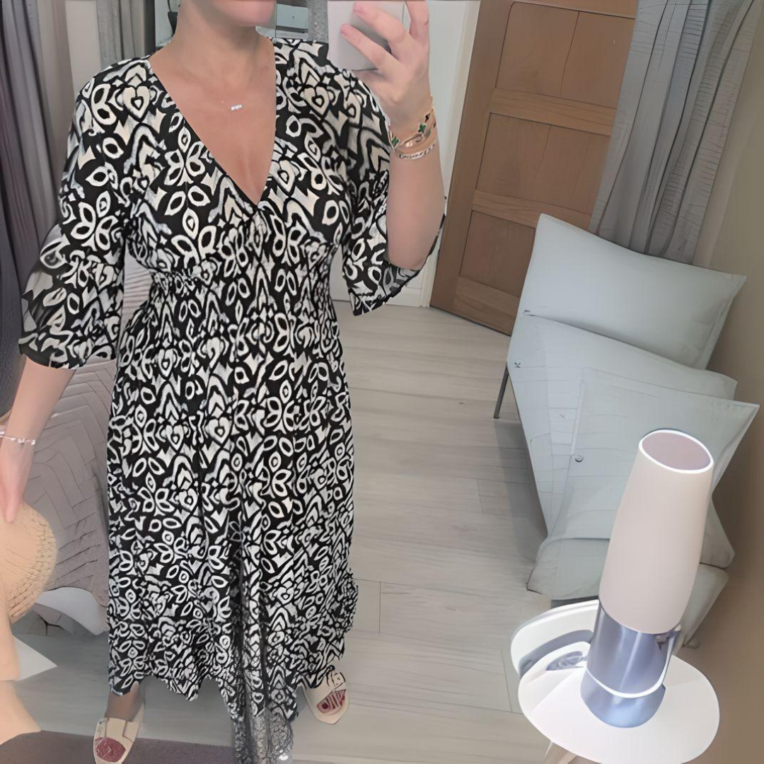 Lillia - Vestito Stampato Boho