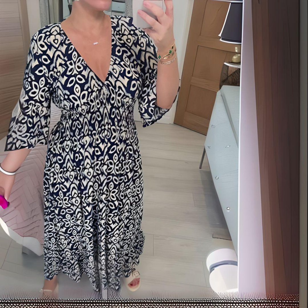Lillia - Vestito Stampato Boho