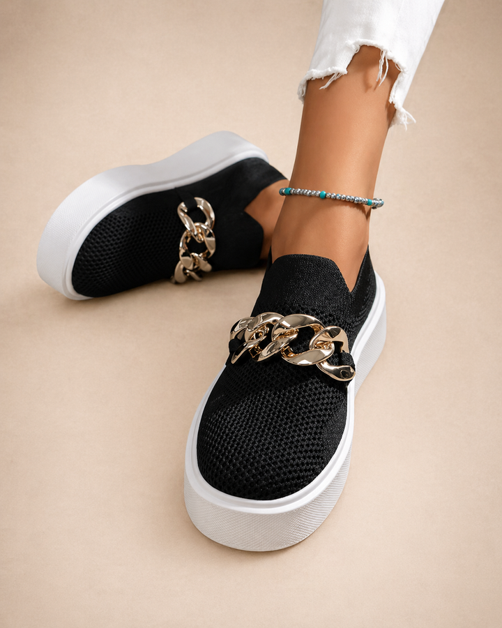 Concetta - Scarpe con catena in metallo
