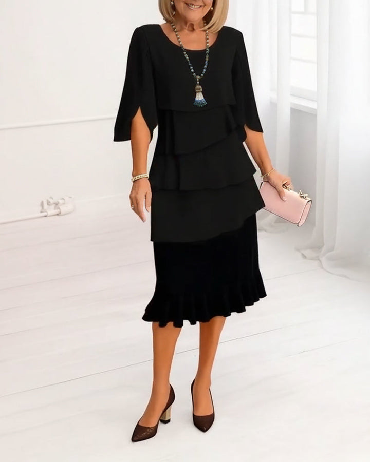 Patricia | Abito Ruffle Elegante e Confortevole