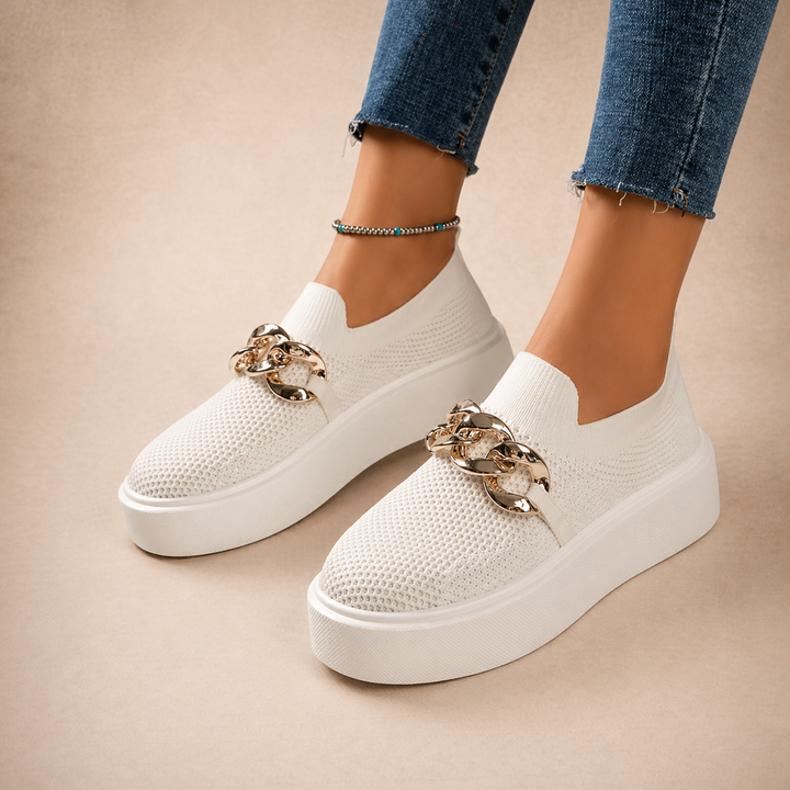 Concetta - Scarpe con catena in metallo