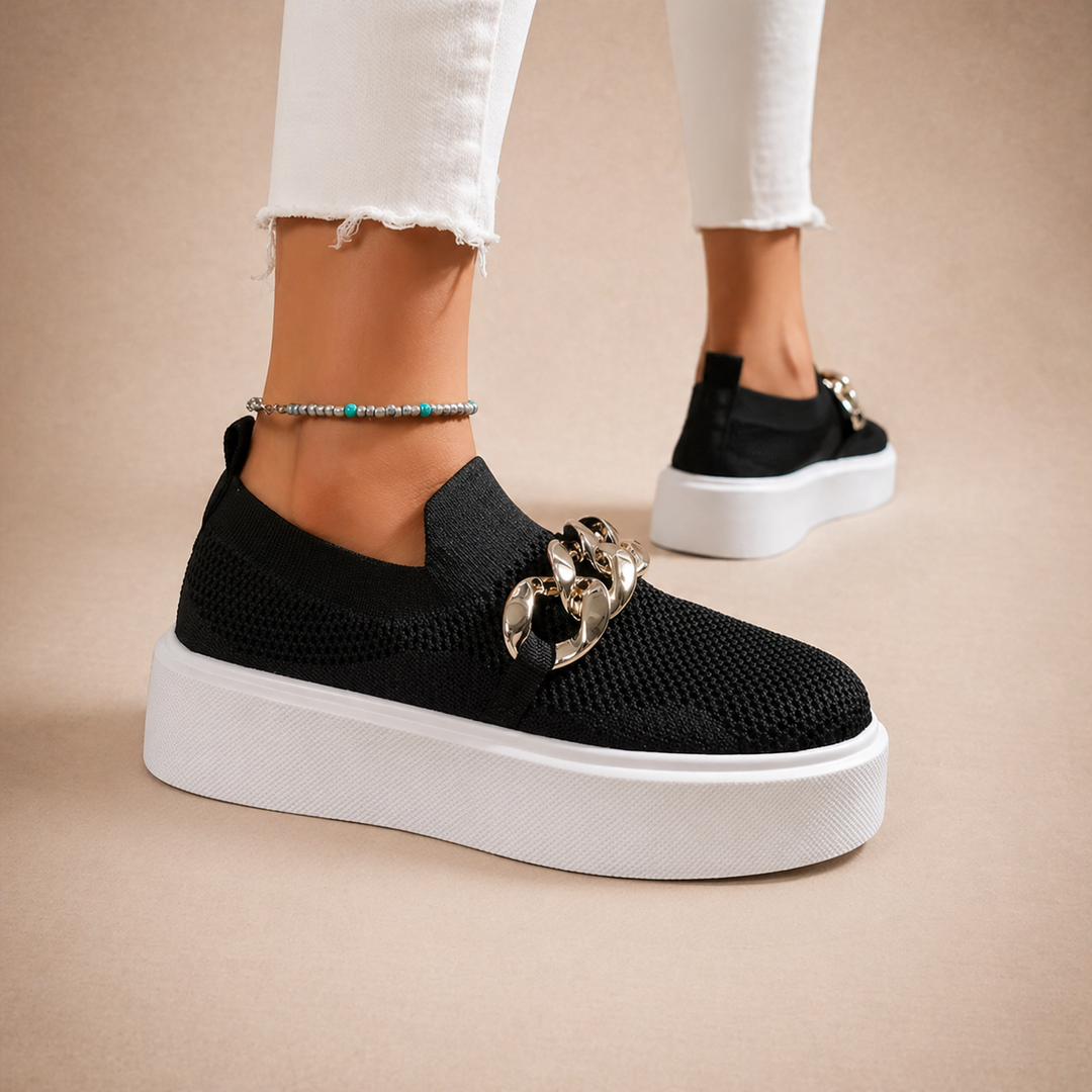 Concetta - Scarpe con catena in metallo