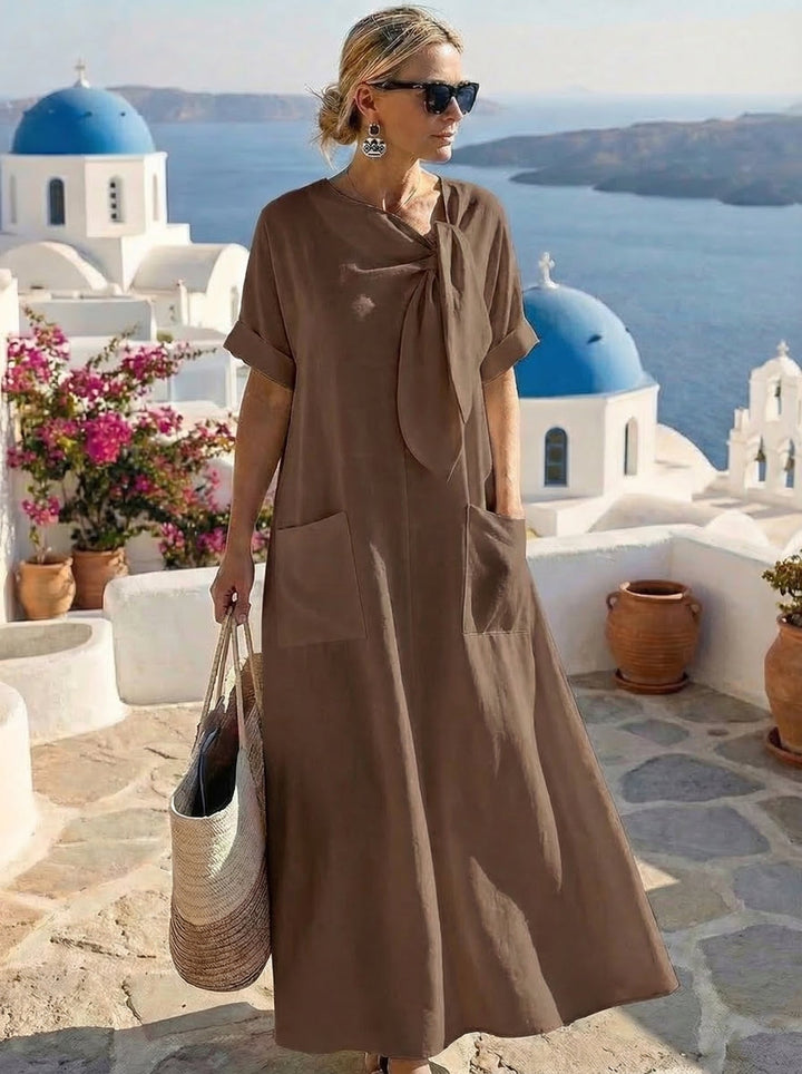 Fleur™ Vestito Elegante con Tasche