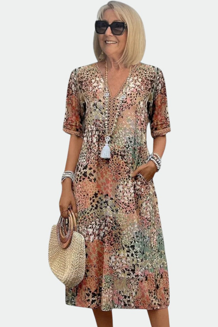 Lina | Vestito leggero con scollatura a V